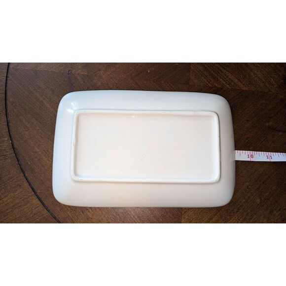 Hooter's Ceramic Serving Tray Platter Owl‎ Logo Wings Appetizer Barware - Picture 4 of 4